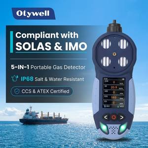 เครื่องตรวจจับก๊าซทางทะเล CCS 5 in 1 ตรวจจับ CO CO2 O2 H2S LEL พร้อมปั๊มดูดสำหรับใช้งานบนเรือและพื้นที่จำกัด - Product Image 1