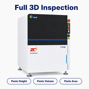 เครื่องตรวจสอบกาวบัดกรีแบบ 3 มิติ Leap 3D SPI จากโรงงานโดยตรง ความละเอียด 5 ล้านพิกเซล ความแม่นยำ 1 ไมครอน รุ่น 01005 อุปกรณ์ SMT SPI SPC MES - Product Image 2
