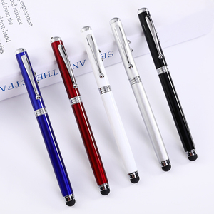 Đa chức năng bốn-in-one kim loại bút bi tùy chỉnh in logo biên giới hồng ngoại laser cảm ứng điện dung tính năng chiếu sáng cho - Product Image 1