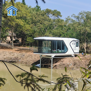 Petite maison capsule marine E5 de 10 pieds (80 m²) à deux étages, conteneur spatial écologique, moderne, solaire, étanche, durable, facile à assembler, galvanisé - Product Image 4