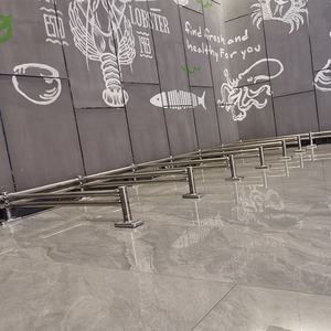 אנטי התנגשות נירוסטה מעקות עבור סופרמרקטים עגלה, משמר מסילות עבור קניות עגלה - Product Image 2