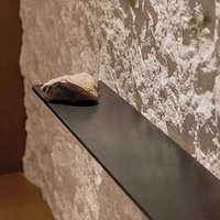 Panneau mural en pierre flexible ultra-mince, dalle MCM, pierre Moonscape pour villa, hôtel, salle de bain