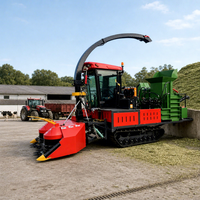 Machine à ensiler et à cuber les fourrages, autopropulsée, 4ZQL-30, commande hydraulique, pour la fabrication d'ensilage en élevage ovin