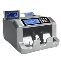 Détecteur de billets de banque en espèces avec grand écran, roupie indienne, Machine de comptage, détection UV/MG