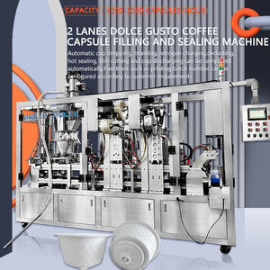 Machine de remplissage horizontale automatique d'emballage de carton de boîte de capsule de café Ligne de production automatique de <span class=keywords><strong>Nespresso</strong></span> - Product Image 6
