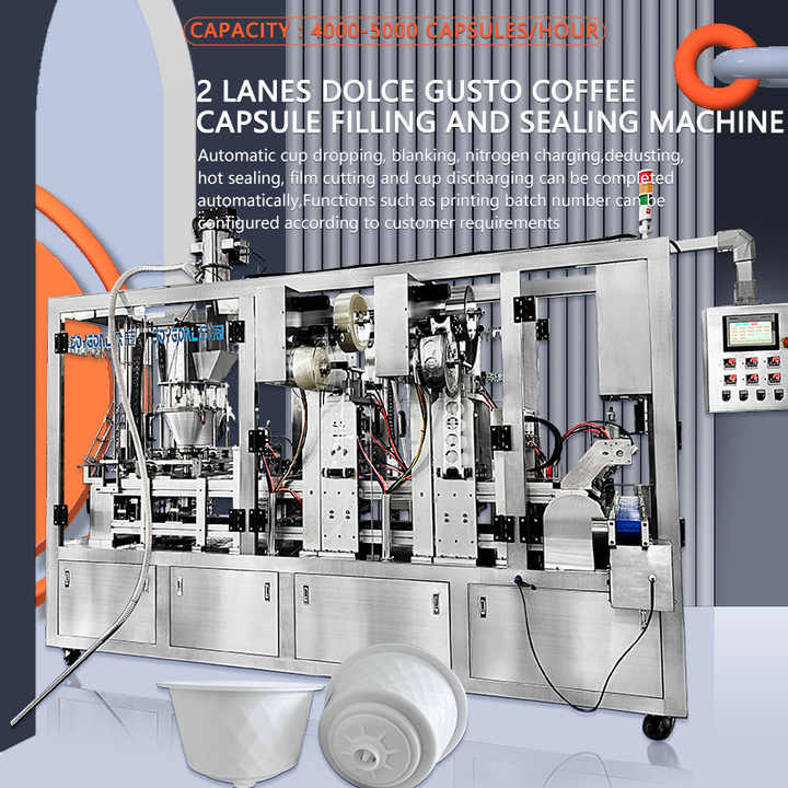 Automatic Coffee Capsule Filling Machine - High Accuracy