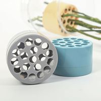 Vas Bunga Terlaris untuk Merangkai Bunga Spiral Transparan Plastik Tak Terlihat