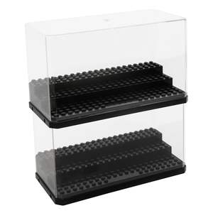 Factory Wholesale Custom Clear Action Figures Blocks Display <b>Box</b> Acrylic Minifigure Display Case - Product Image 6