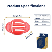 Gabarit de marquage de ligne pour balles de golf avec logo personnalisé, outil d'alignement triple trajectoire en ABS, OEM, 50 pièces, faible MOQ