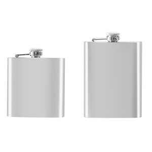Stainless Steel Flask 8oz Lightweight Portable <b>Drinkware</b> for Liquor - Product Image 1