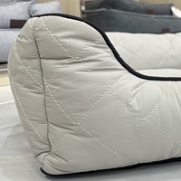 OEM ODM wasserdicht Luxus wasch bar wasserdicht benutzer definierte ortho pä dische niedliche Mikro faser quadratische Haustier Katze Haustiere Matte Hunde betten für Hunde