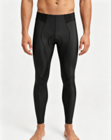 Pantalones de Ciclismo Ajustados con Acolchado de Gel 3D Unisex, Tallas Grandes, Transpirables, de Secado Rápido, Antibacterianos, para Ciclismo al Aire Libre, Venta al Por Mayor