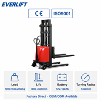 Everlift SEM 1t 1.5t 2t Transpalette semi-électrique, transpalette, prix du chariot élévateur, chariot élévateur portable