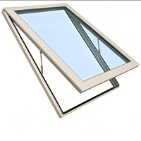 Stores verticaux motorisés pour puits de lumière, stores automatiques, toit ouvrant panoramique, ventilation d'évacuation, cadre en alliage d'aluminium, escalier extérieur