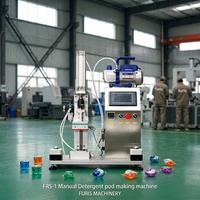 Machine de fabrication de capsules de lessive en film PVA personnalisées à 1-7 compartiments, pour perles de lessive et dosettes, avec film hydrosoluble pour le lavage des tissus en cuvette