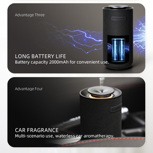 Offre Spéciale populaire voiture électrique maison <span class=keywords><strong>Air</strong></span> parfum <span class=keywords><strong>diffuseur</strong></span> Rechargeable USB sans eau parfum nébuliseur <span class=keywords><strong>diffuseur</strong></span> d'arôme pour voiture - Product Image 2