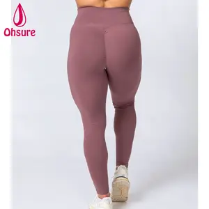 Leggings de cintura alta con logotipo personalizado para mujer, pantalones de Yoga para Fitness, mallas de longitud hasta el tobillo