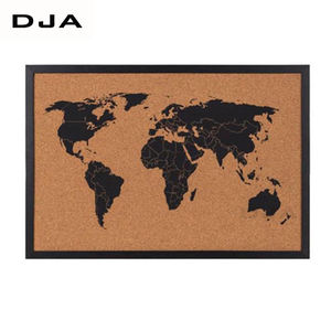 Impression et cadre <span class=keywords><strong>de</strong></span> notes panneau <span class=keywords><strong>de</strong></span> liège école salle <span class=keywords><strong>de</strong></span> classe 30 tableau d'affichage en bois coloré tableau d'affichage feutre cadre bébé crochets 2mm DJA - Product Image 1