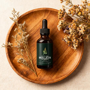 Nhãn hiệu riêng thảo dược bổ sung sạch phổi mullein lá chiết xuất giọt hữu cơ tự nhiên hỗ trợ cho người lớn hệ thống y tế - Product Image 4