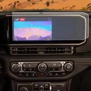 ชุดอุปกรณ์ป้องกันหน้าจอกระจกนิรภัยชุดอุปกรณ์<span class=keywords><strong>ภายใน</strong></span>รถสำหรับ Jeep Wrangler 4xe 2025 12.3นิ้วจอแสดงผลระบบนำทาง GPS ในรถยนต์ - Product Image 3