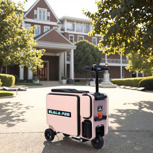 ELALA: Производитель поставляет многофункциональный умный чемодан на колесах объемом 70 л, электрический, розовый, для университета и путешествий - Product Image 1