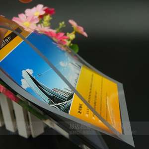 Support de carte de visite et de signalétique publicitaire en acrylique personnalisé en forme de T, incliné, écologique, pour l'industrie agroalimentaire - Product Image 5