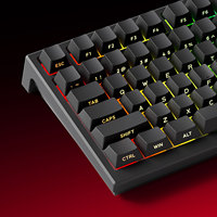 Tastiera da Gaming Magnetica AKKO TAC75 HE - Nera e Bianca, Tastiera Meccanica OEM con Illuminazione RGB, Frequenza di Aggiornamento 16K, Layout 75%, USB-C