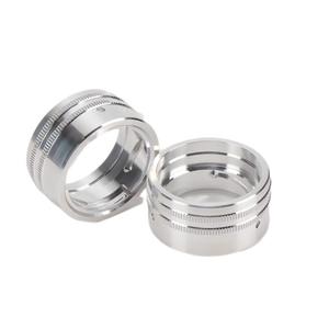 Kết nối tròn nhà ở tùy chỉnh nhôm CNC gia công Nhà cung cấp độ chính xác cao hàng không vũ trụ các bộ phận nhôm Y Tế cấp Nhôm - Product Image 1