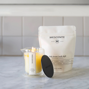 Mescente Oem <span class=keywords><strong>Bougie</strong></span> <span class=keywords><strong>de</strong></span> <span class=keywords><strong>massage</strong></span> à la cire <span class=keywords><strong>de</strong></span> soja SPA basse température 8oz avec bec verseur - Product Image 5