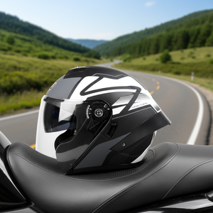 Casco <span class=keywords><strong>de</strong></span> Motocicleta Personalizado con Patrón ABS DOT/3C, Duradero, para Ciclismo Urbano, Equipo <span class=keywords><strong>de</strong></span> Seguridad para Adultos - Product Image 3