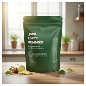 Gomitas OEM Liver <span class=keywords><strong>Forte</strong></span> con Sabor a Jengibre, Veganas, Sin Gluten, Sin Soya, con Ingredientes Naturales para el Apoyo Hepático - Product Image 6
