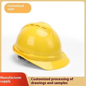 Casco de Seguridad Amarillo Certificado para la Construcción, Casco Rígido Anticolisión Reforzado para Trabajos de Ingeniería y Construcción - Product Image 4