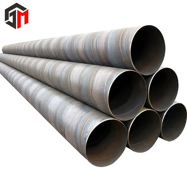 Di grande diametro a spirale tubo di acciaio in vendita in magazzino, 10 pollici saldato tubi in acciaio al carbonio 40 pianificazione