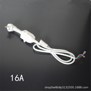 Cordon d'alimentation avec protection contre les fuites pour chauffe-eau, interrupteur de prise, 10A 6A, prise à trois fils, 1,2 m, PVC, usage domestique - Product Image 3