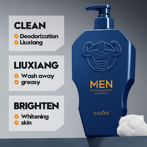 <span class=keywords><strong>Gel</strong></span> douche pour <span class=keywords><strong>homme</strong></span> SADOER, nettoyage en profondeur, peau grasse, parfum rafraîchissant, anti-démangeaisons, mousse riche et lisse - Product Image 4