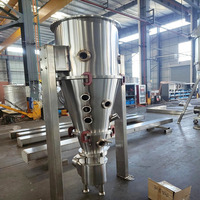 Secador de procesamiento de alimentos FL, granulación en ebullición para polvos aromatizantes de azúcar y cacao, atomizadores de PISTOLA DE PULVERIZACIÓN multifluido Ti, núcleo del motor
