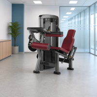 Appareil de musculation professionnel à charges guidées pour soulevé de cuisse assis et extension de jambe, idéal pour l'entraînement des muscles des jambes en salle de sport
