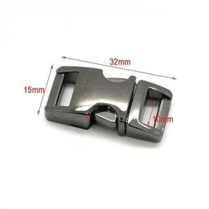 Fibbia a Sgancio Laterale in Metallo 3/8"(10mm) Argento, Oro Rosa per Braccialetti in Paracord, Collari per Cani e Gatti, Accessori per Zaini - Product Image 6