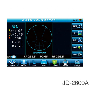Attrezzatura optometrica cina Auto Lensmeter 7 pollici Touch Screen digitale Auto obiettivo misuratore JD-2600A Lensometer fochimetro - Product Image 3