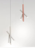 Lustre Minimaliste Personnalisé, Lampe de Chevet pour Hôtel, Villa, Restaurant, Chambre à Coucher, Lampe Moderne de Designer en Forme de Comptoir de Bar