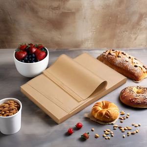 Papier sulfurisé non couché en pâte de bois, personnalisé avec logo, double, écologique, résistant à la chaleur, imperméable, recyclable, alimentaire, pour nouilles - Product Image 1