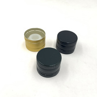 Bouchon en aluminium vert de 30mm Bouchon Ropp Bouchon inviolable avec bouchon pour bouteilles en verre d'huile d'olive