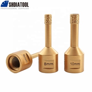 Amoladora angular de calidad superior de 4-16mm de diámetro, vástago M14, sierra de agujero de diamante, brocas de mármol, <span class=keywords><strong>coronas</strong></span> de diamante <span class=keywords><strong>para</strong></span> baldosas de cerámica - Product Image 1