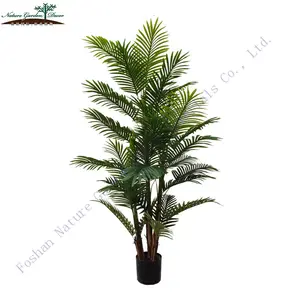 Декоративное искусственное растение из смолы, внутреннее/наружное пальмовое дерево