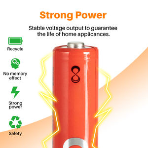 Оптовая продажа перезаряжаемых аккумуляторов NiMH AA 1.2В 2400мАч с низким саморазрядом, 1200 циклов, с зарядным устройством - Product Image 2