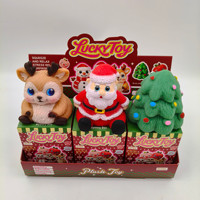 Elonna Christmas Squishy Blind Box Squeeze Toys Stress Relief Pinch Figures Display Set