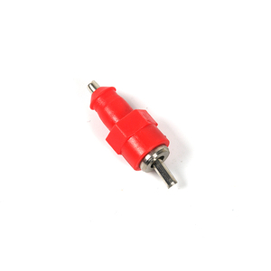 Abreuvoirs pour volailles, abreuvoirs à coupelle pour poulets avec robinet à bille, équipement d'élevage avicole, tétines d'abreuvement pour poulets - Product Image 1