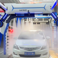Système de lavage de voiture robotisé électrique sans contact Ruizhi XI-LM300+ avec nettoyeur de roues et sécheur puissant