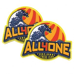 Vente directe usine : Patch en caoutchouc souple 3D en silicone et PVC, avec logo de marque personnalisé et fixation auto-agrippante - Product Image 3