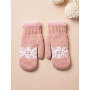 Pink Snow Flower Hand Moa Gloves Kit Elegant <b>Leg</b> <b>Warmers</b> - Product Image 1